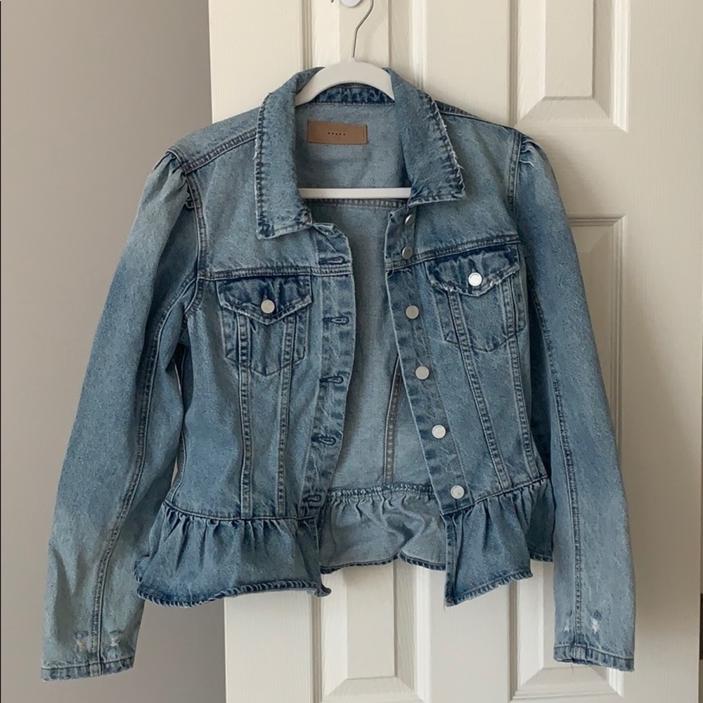 NWT blancNYC Jean jacket